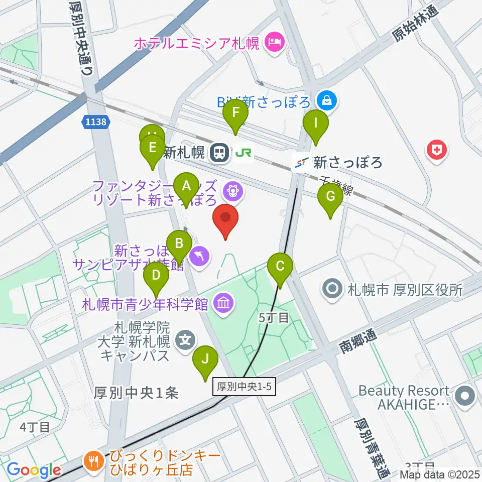RADIOワンダーストレージ FMドラマシティ周辺の駐車場・コインパーキング一覧地図