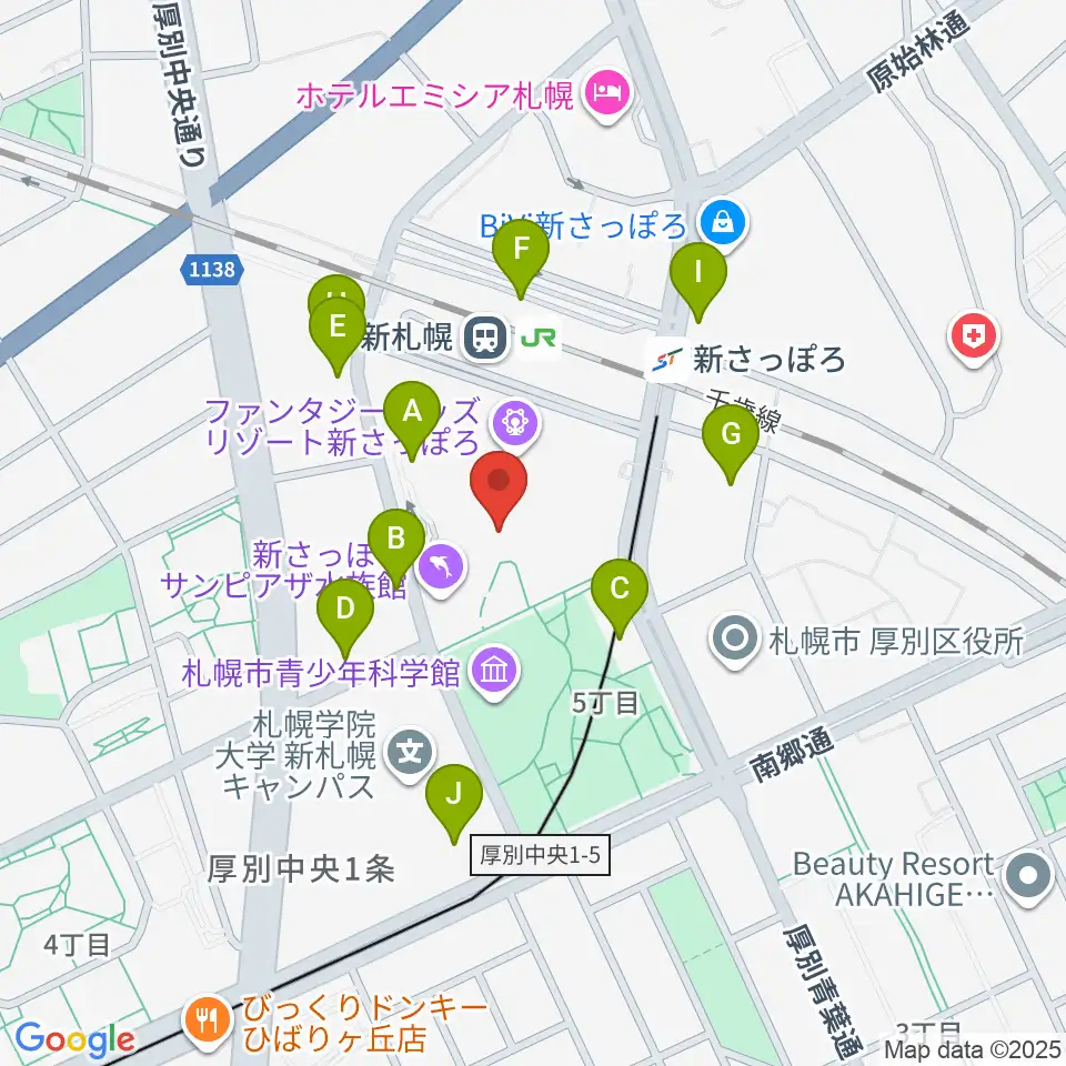 RADIOワンダーストレージ FMドラマシティ周辺の駐車場・コインパーキング一覧地図