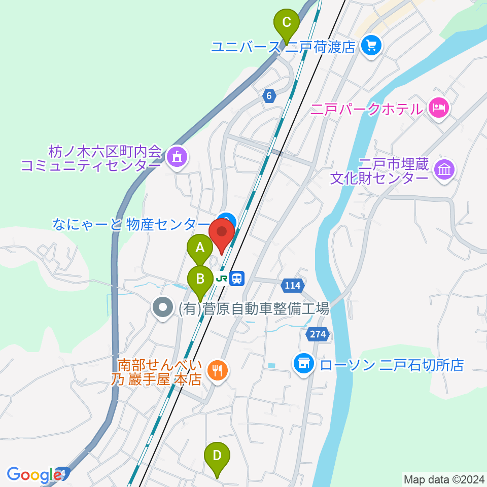 カシオペアFM周辺の駐車場・コインパーキング一覧地図