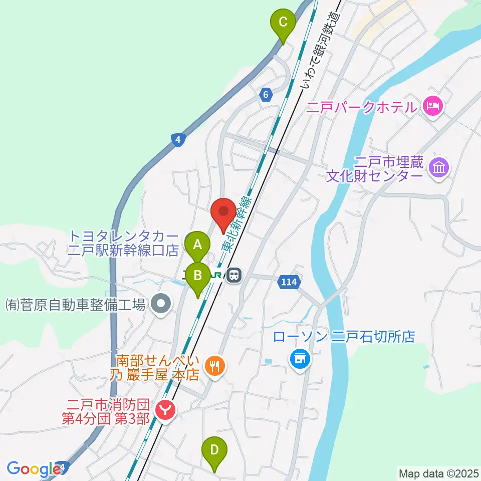 カシオペアFM周辺の駐車場・コインパーキング一覧地図