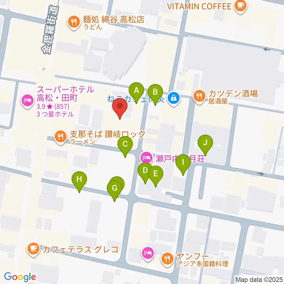 FM815周辺の駐車場・コインパーキング一覧地図