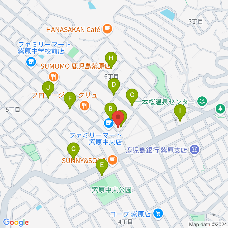 フレンズFM762周辺の駐車場・コインパーキング一覧地図