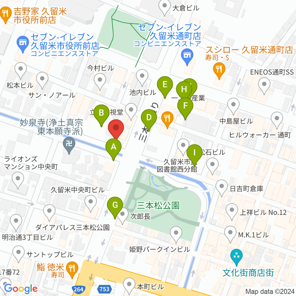 ドリームスエフエム周辺の駐車場・コインパーキング一覧地図