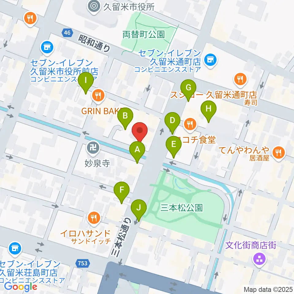ドリームスエフエム周辺の駐車場・コインパーキング一覧地図
