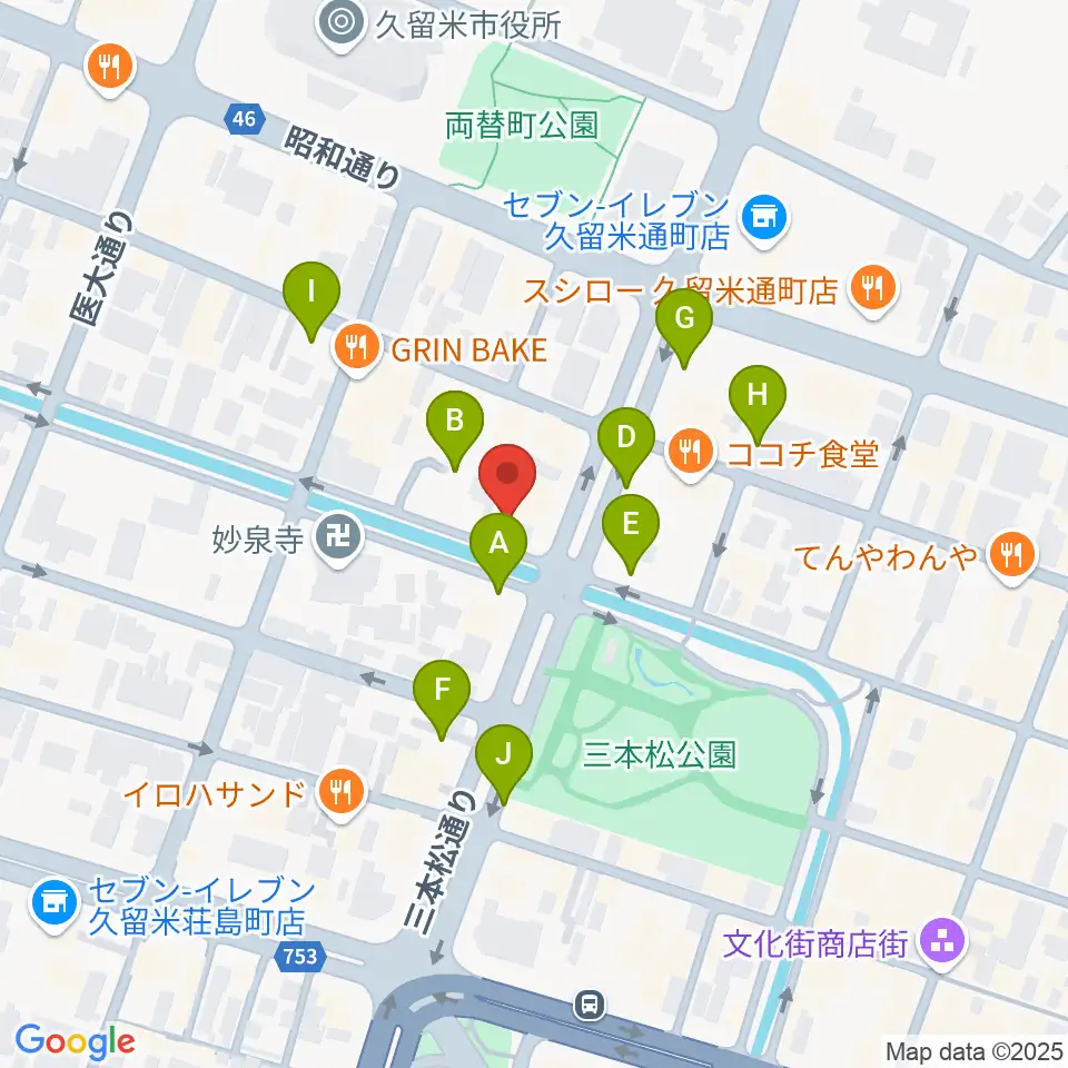 ドリームスエフエム周辺の駐車場・コインパーキング一覧地図