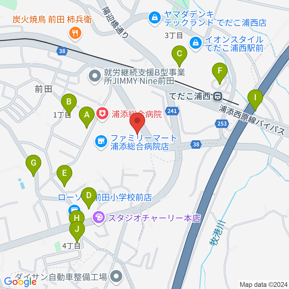 FM21周辺の駐車場・コインパーキング一覧地図