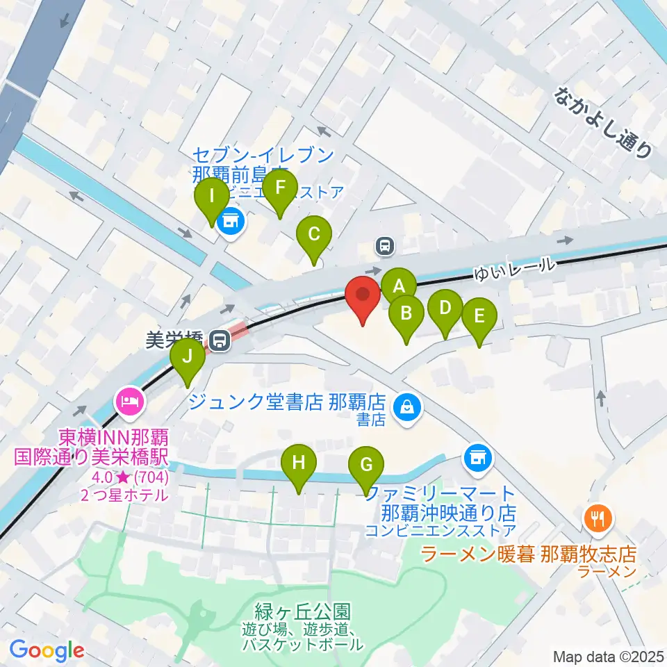 fm那覇周辺の駐車場・コインパーキング一覧地図
