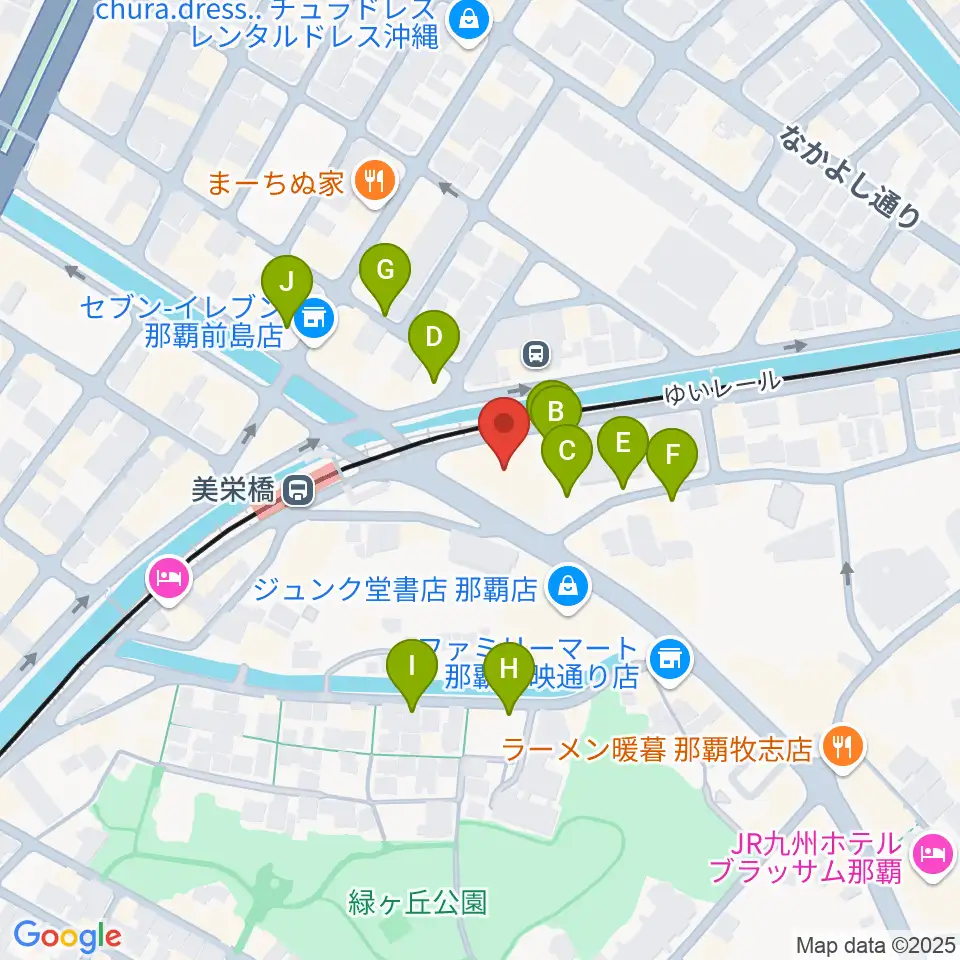 fm那覇周辺の駐車場・コインパーキング一覧地図