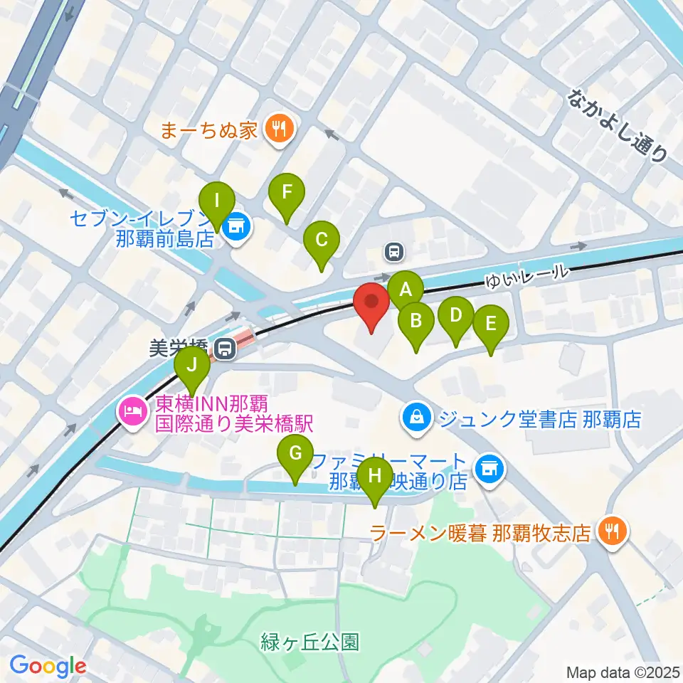 fm那覇周辺の駐車場・コインパーキング一覧地図