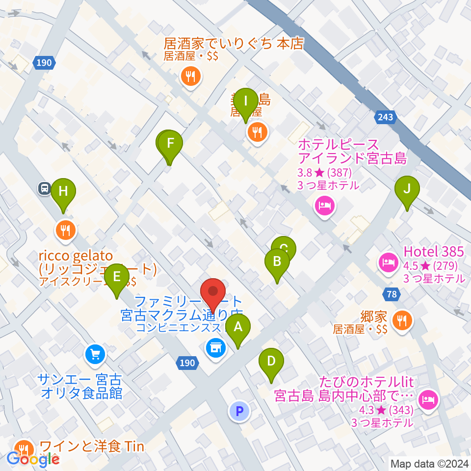 エフエムみやこ周辺の駐車場・コインパーキング一覧地図