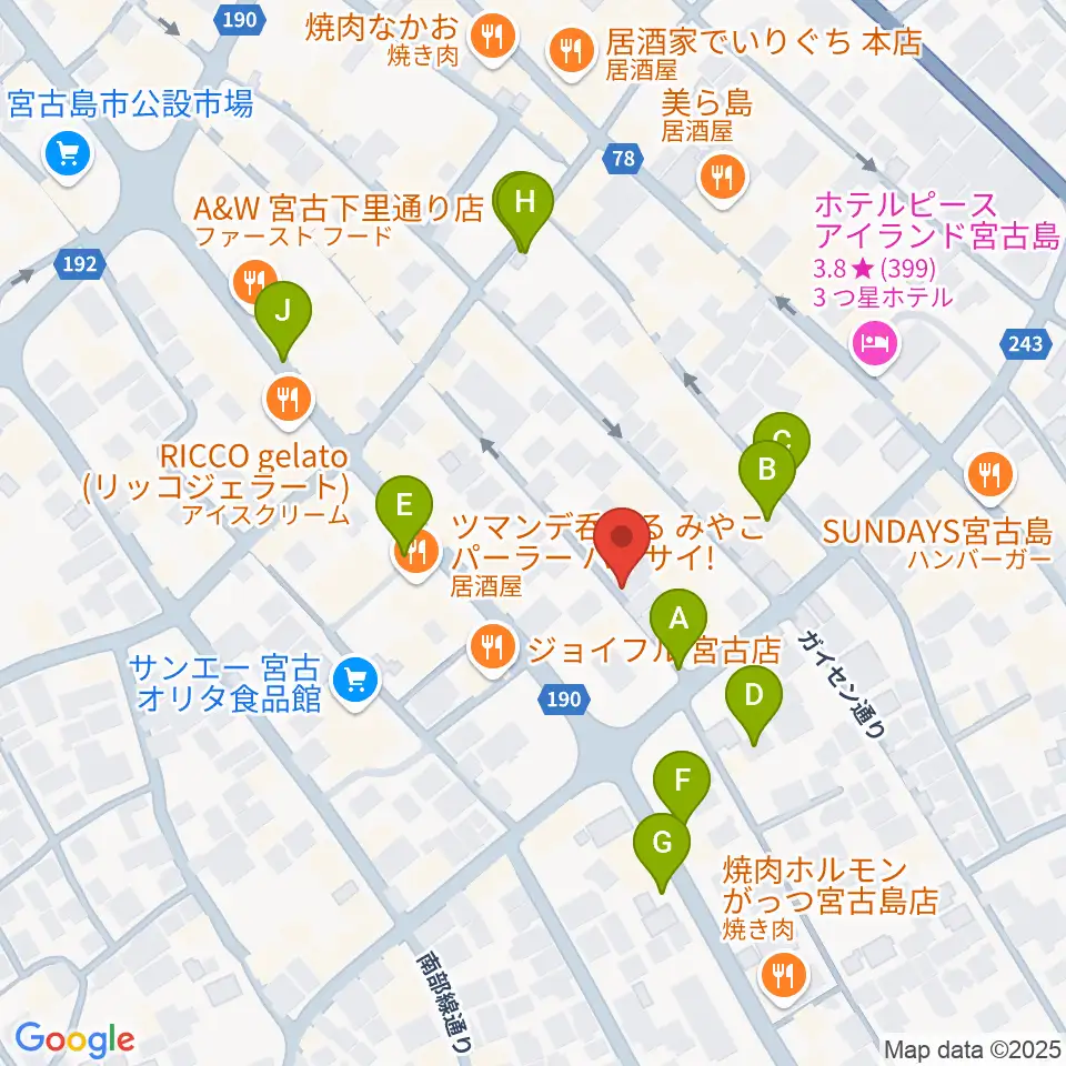 エフエムみやこ周辺の駐車場・コインパーキング一覧地図