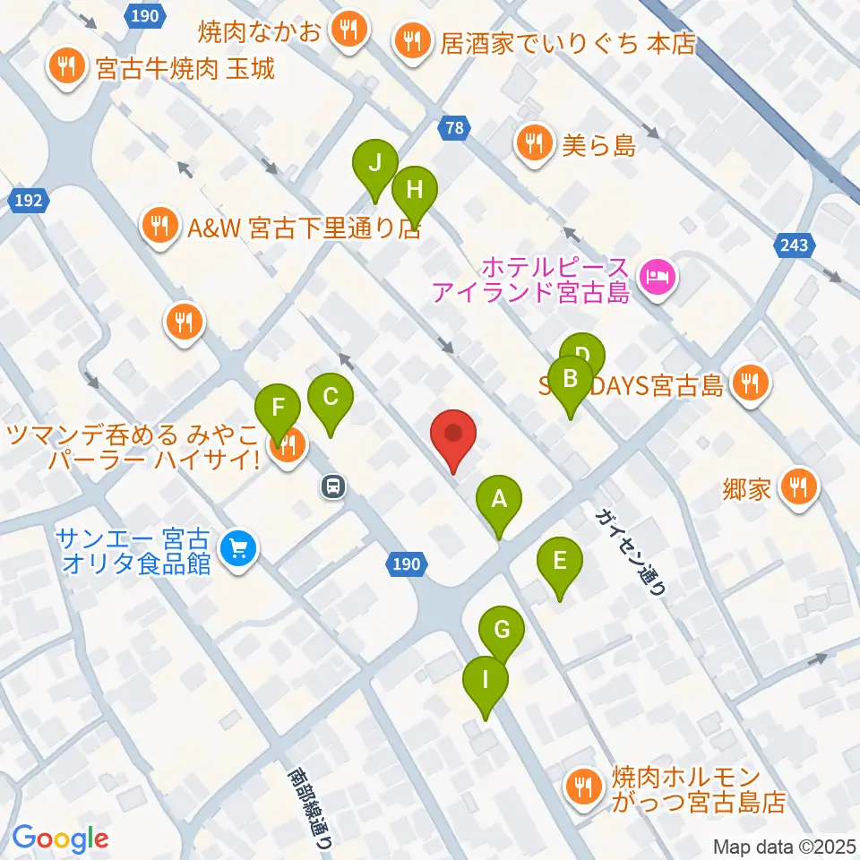 エフエムみやこ周辺の駐車場・コインパーキング一覧地図
