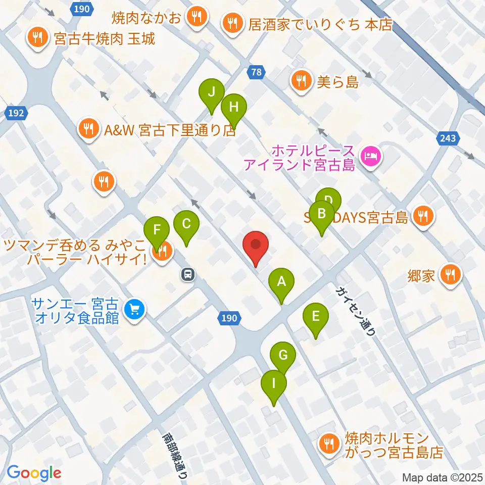 エフエムみやこ周辺の駐車場・コインパーキング一覧地図