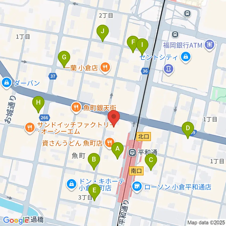 FM KITAQ周辺の駐車場・コインパーキング一覧地図