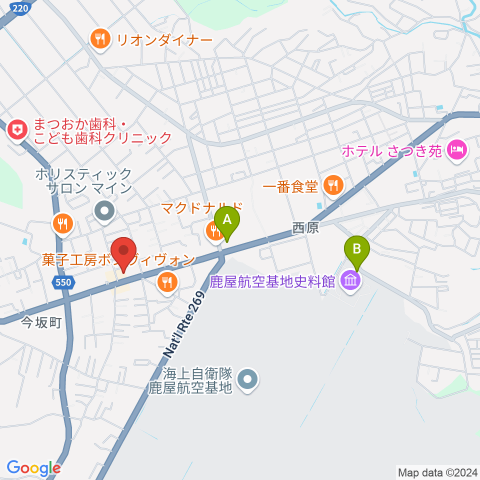 FMかのや周辺の駐車場・コインパーキング一覧地図