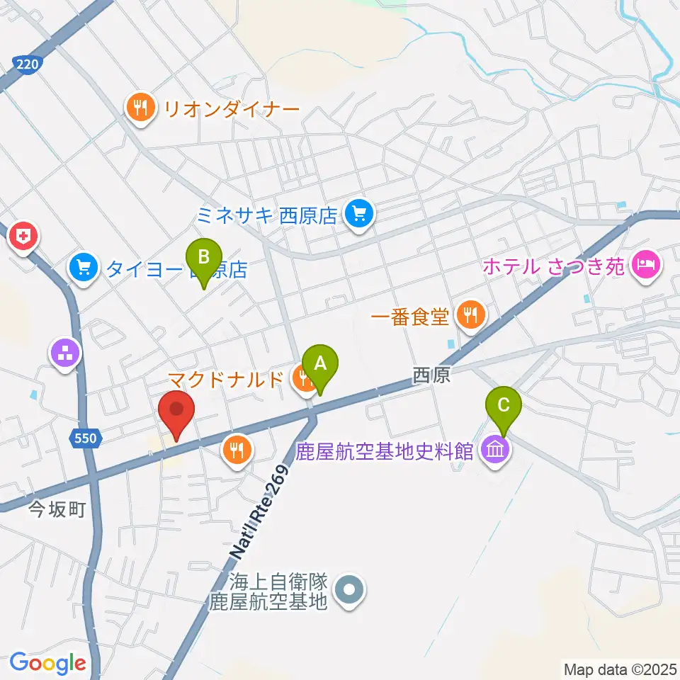 FMかのや周辺の駐車場・コインパーキング一覧地図