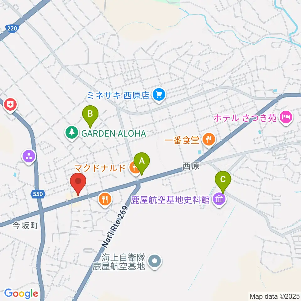 FMかのや周辺の駐車場・コインパーキング一覧地図