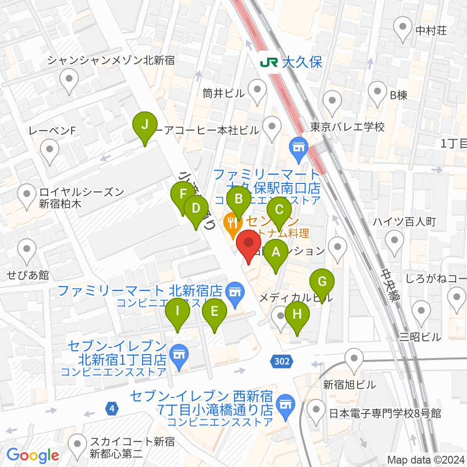 Vantage周辺の駐車場・コインパーキング一覧地図