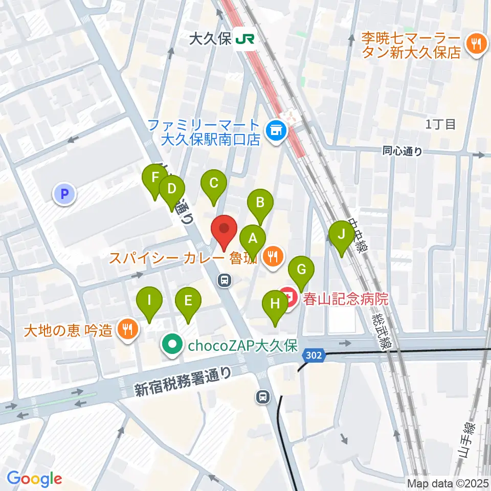 Vantage周辺の駐車場・コインパーキング一覧地図