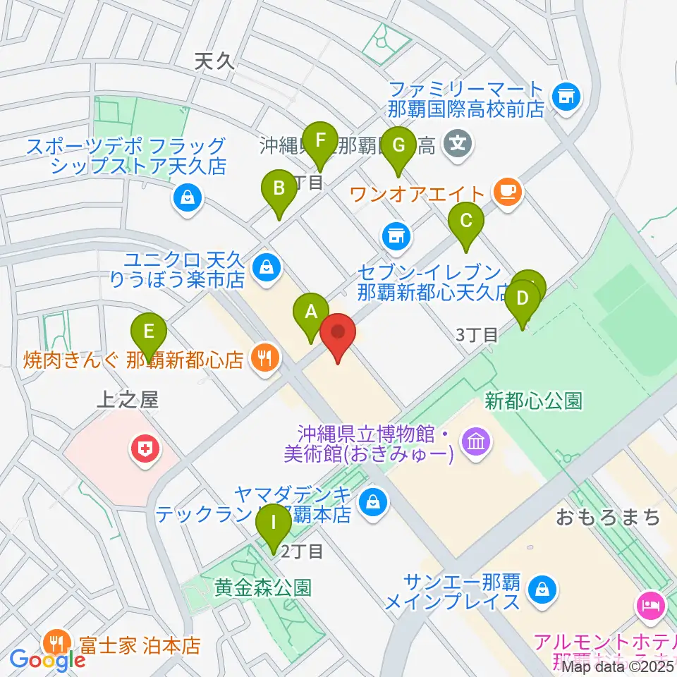 FMレキオ周辺の駐車場・コインパーキング一覧地図