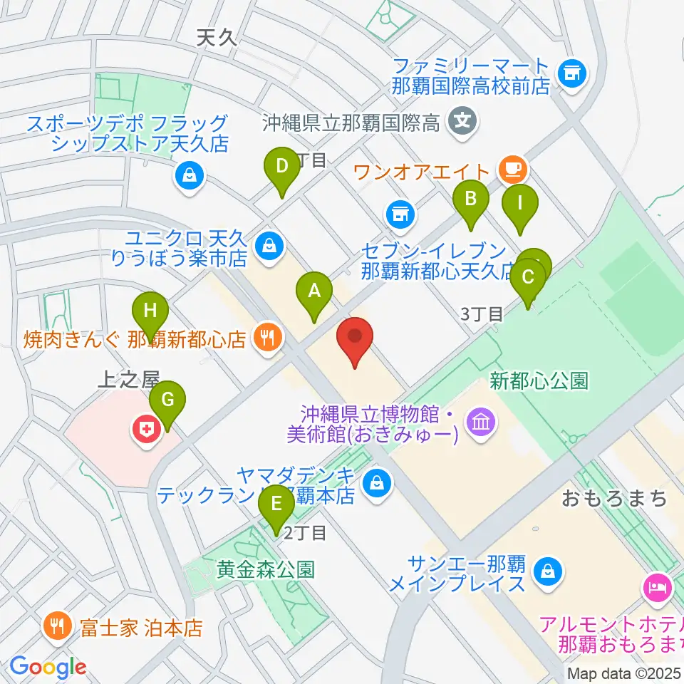 FMレキオ周辺の駐車場・コインパーキング一覧地図