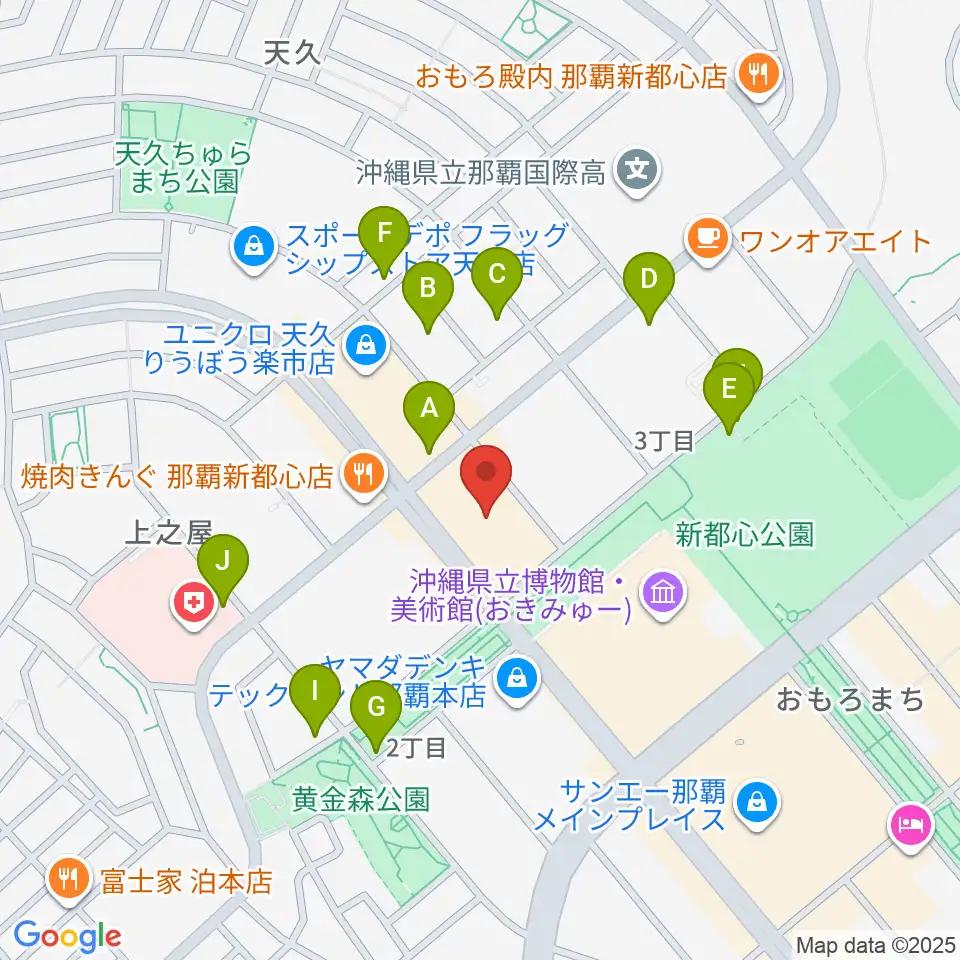 FMレキオ周辺の駐車場・コインパーキング一覧地図