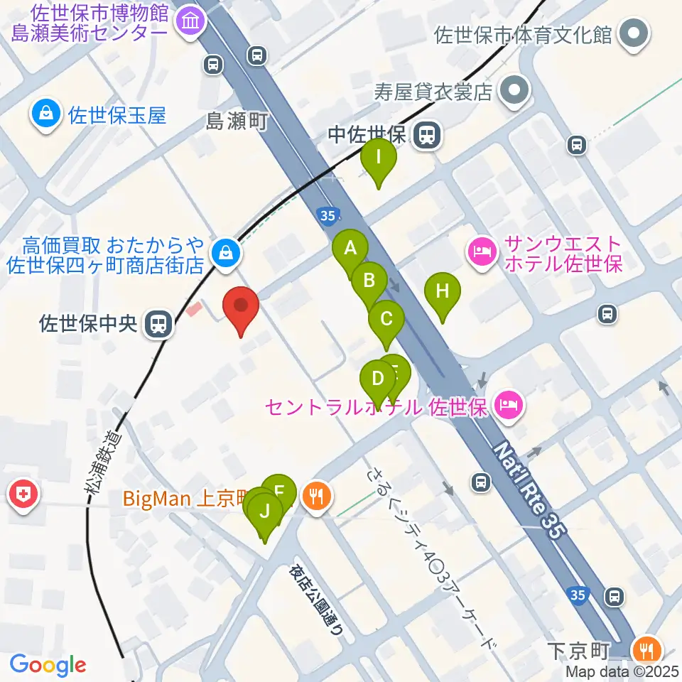 はっぴぃ！FM周辺の駐車場・コインパーキング一覧地図