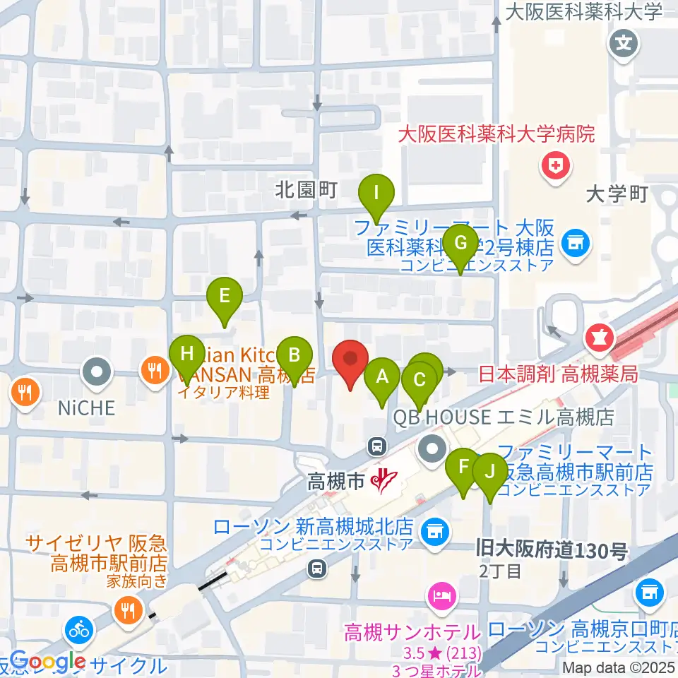 ナッシュビルウエスト周辺の駐車場・コインパーキング一覧地図