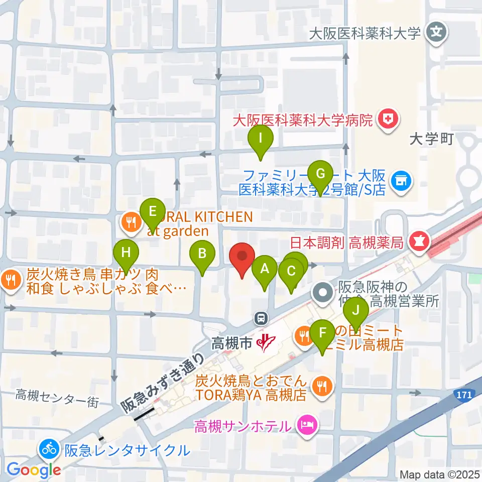ナッシュビルウエスト周辺の駐車場・コインパーキング一覧地図