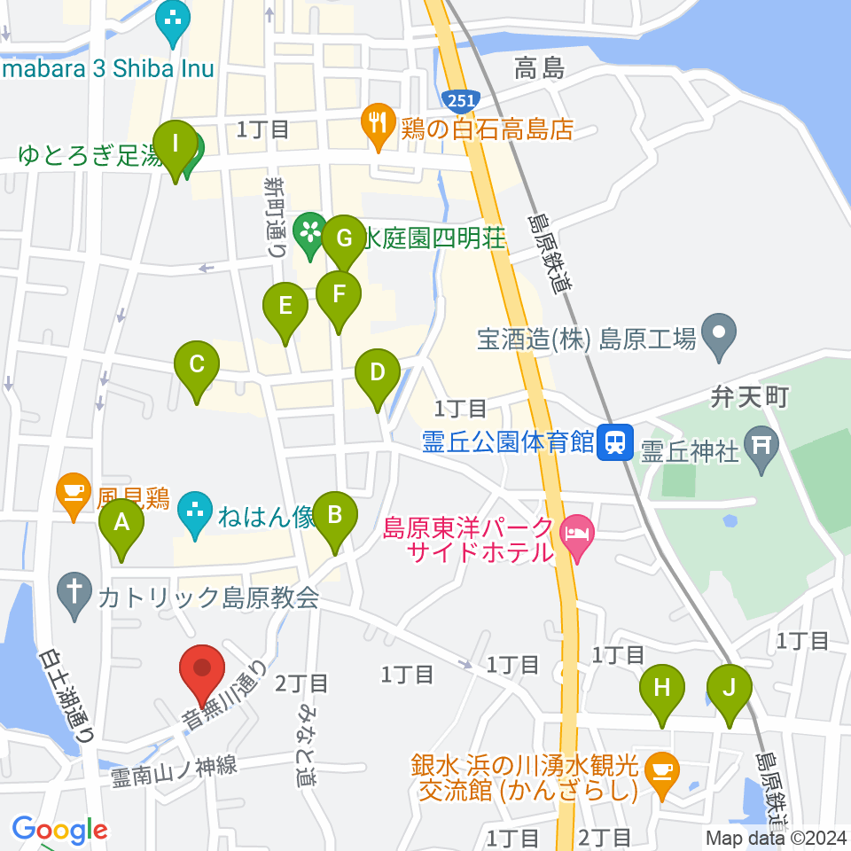 FMしまばら周辺の駐車場・コインパーキング一覧地図