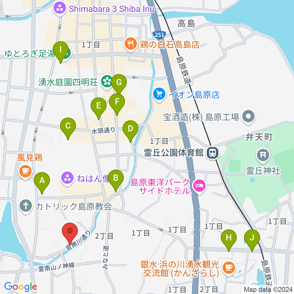 FMしまばら周辺の駐車場・コインパーキング一覧地図