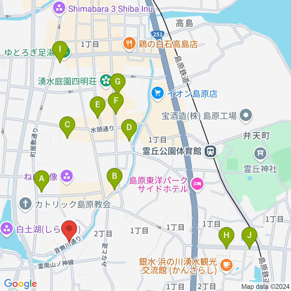 FMしまばら周辺の駐車場・コインパーキング一覧地図