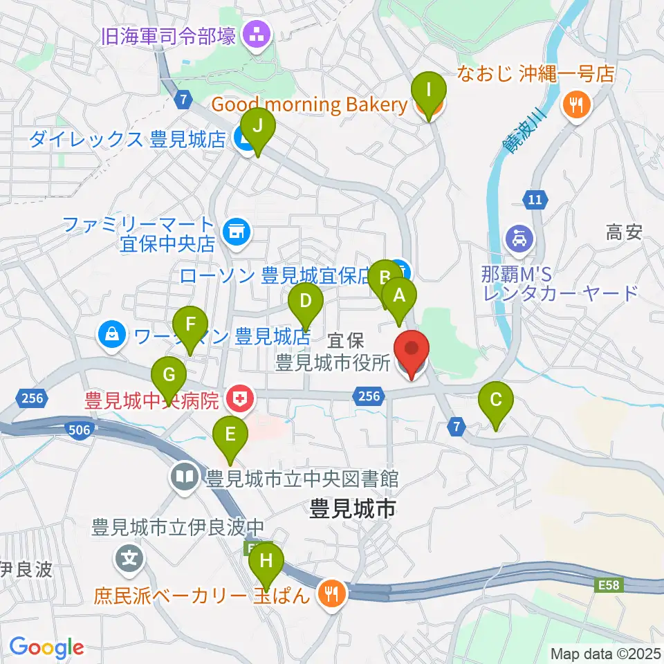 FMとよみ周辺の駐車場・コインパーキング一覧地図