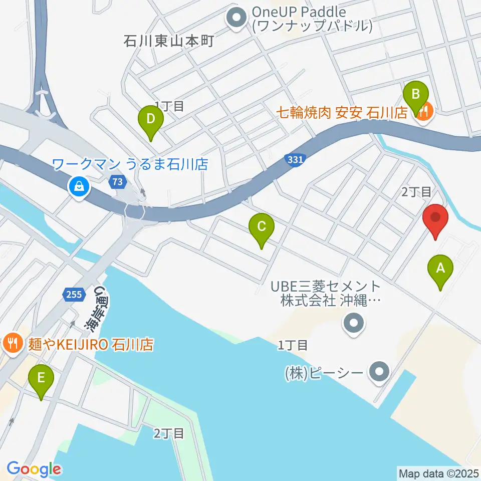 FMうるま周辺の駐車場・コインパーキング一覧地図