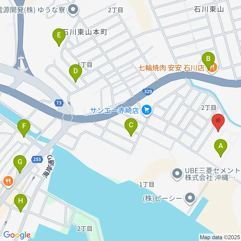 FMうるま周辺の駐車場・コインパーキング一覧地図