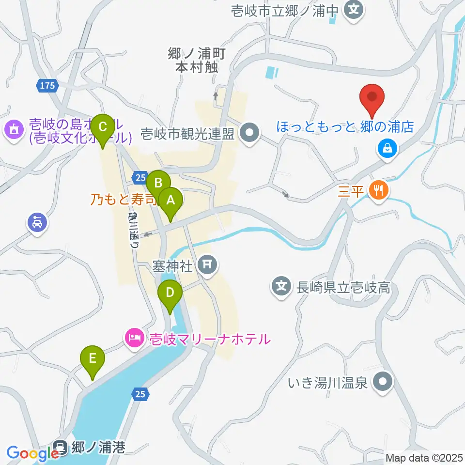 壱岐エフエム周辺の駐車場・コインパーキング一覧地図