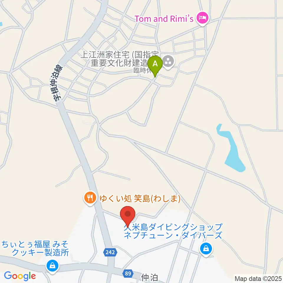 FMくめじま周辺の駐車場・コインパーキング一覧地図