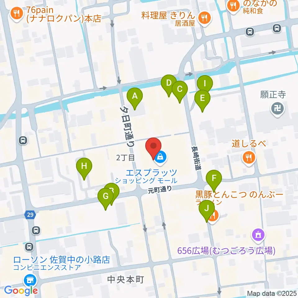えびすFM周辺の駐車場・コインパーキング一覧地図