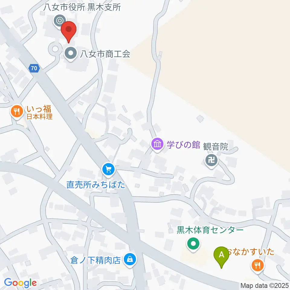 FM八女周辺の駐車場・コインパーキング一覧地図