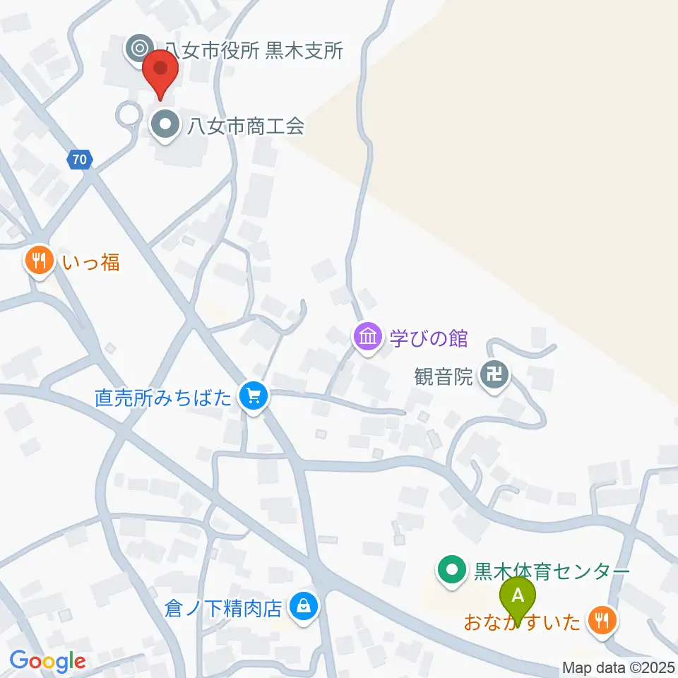 FM八女周辺の駐車場・コインパーキング一覧地図