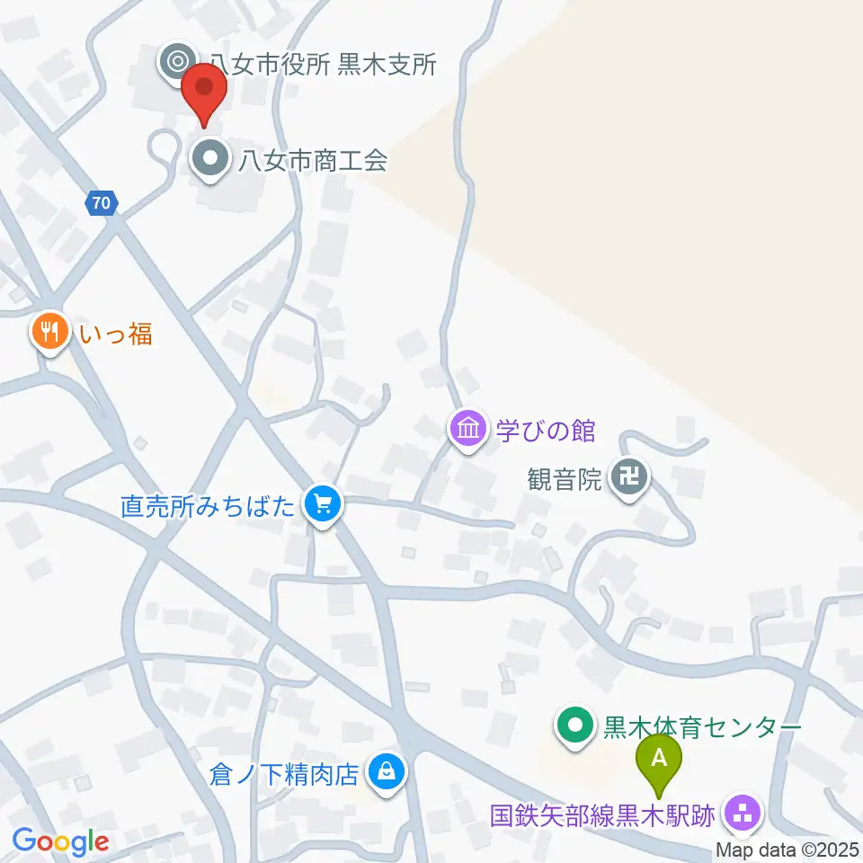 FM八女周辺の駐車場・コインパーキング一覧地図