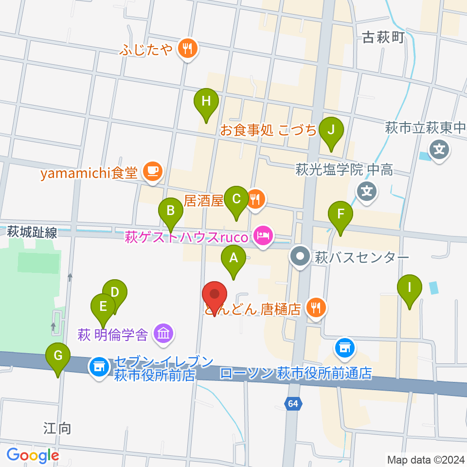 FMななこ周辺の駐車場・コインパーキング一覧地図