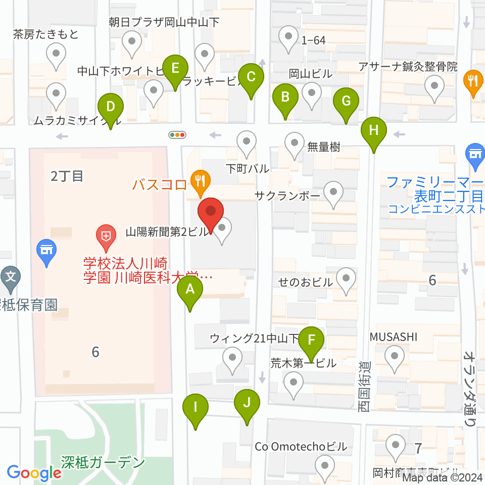 レディオモモ周辺の駐車場・コインパーキング一覧地図