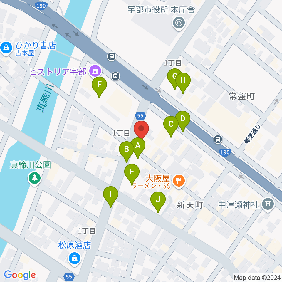 FMきらら周辺の駐車場・コインパーキング一覧地図