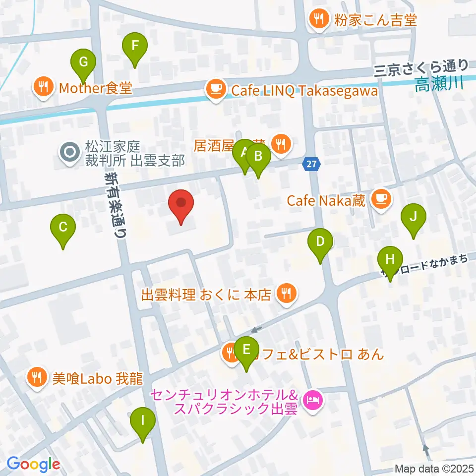 エフエムいずも周辺の駐車場・コインパーキング一覧地図