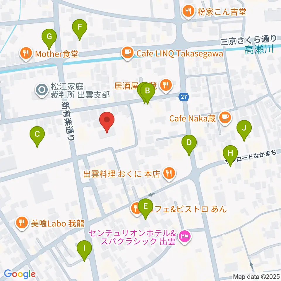 エフエムいずも周辺の駐車場・コインパーキング一覧地図