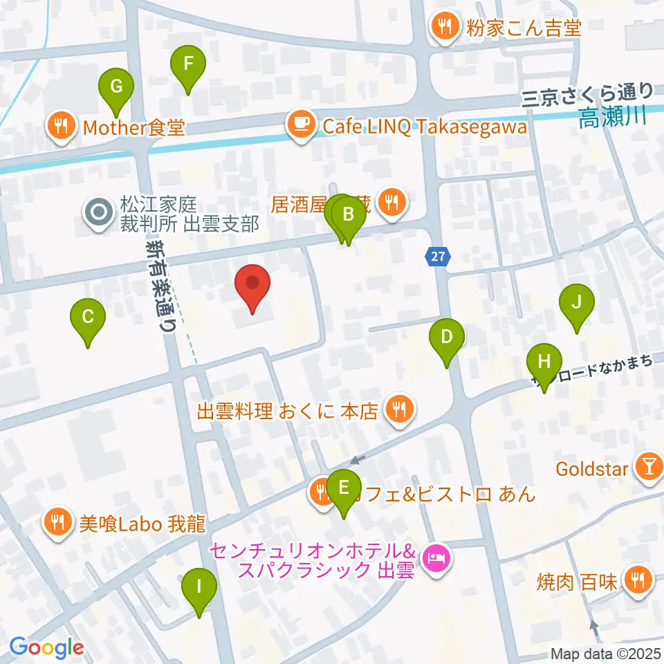 エフエムいずも周辺の駐車場・コインパーキング一覧地図