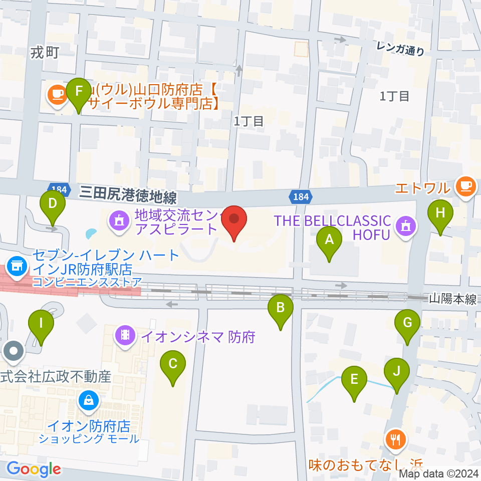 FMわっしょい周辺の駐車場・コインパーキング一覧地図