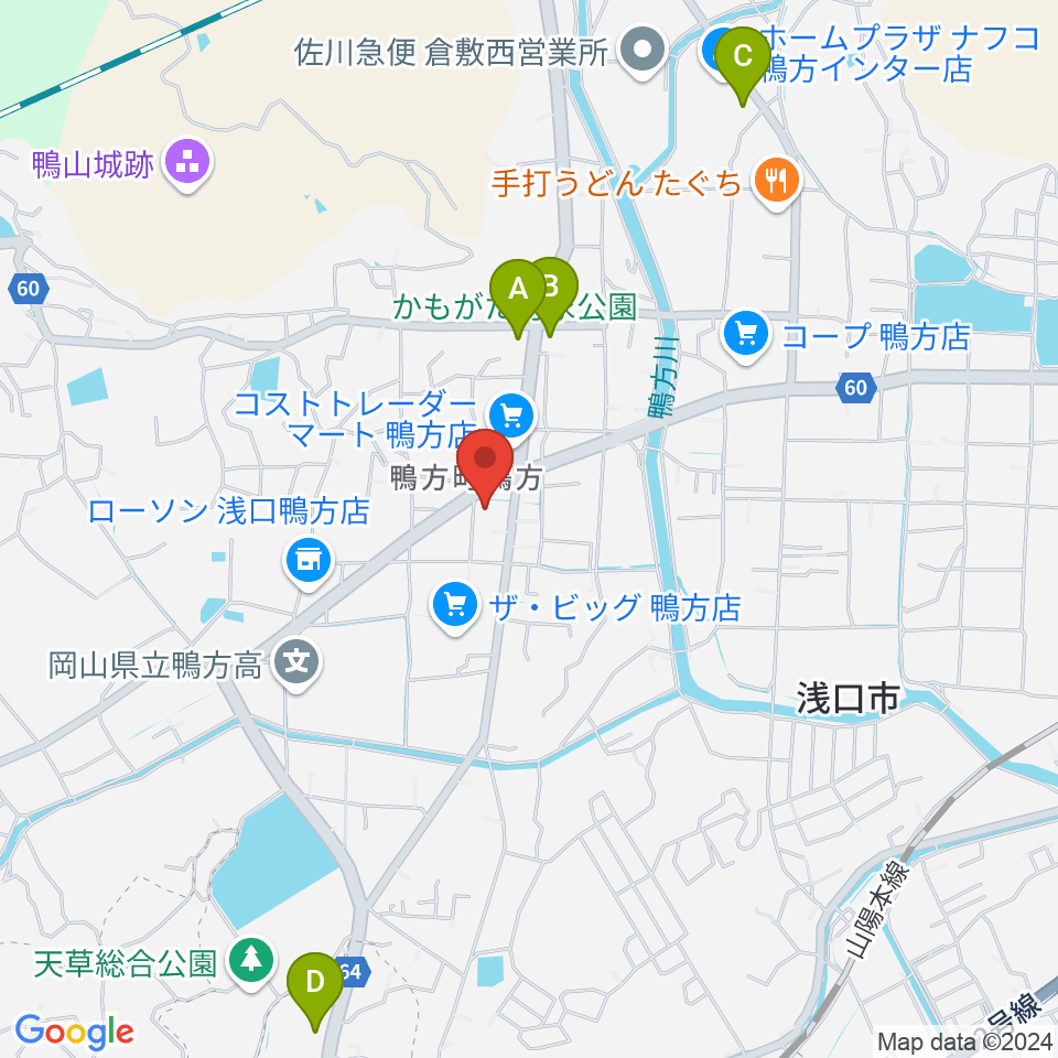 エフエムゆめウェーブ周辺の駐車場・コインパーキング一覧地図