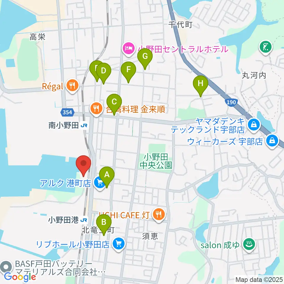 FMスマイルウェーブ周辺の駐車場・コインパーキング一覧地図